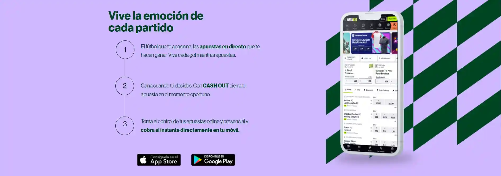 Opciones avanzadas en la plataforma de Retabet