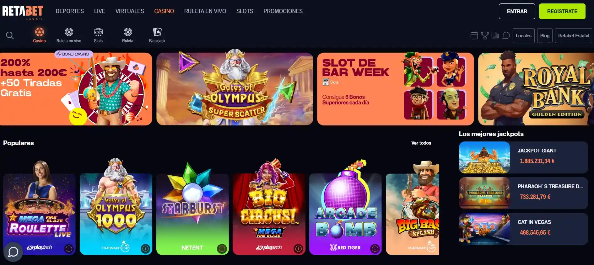 Configuraciones modernas y entorno técnico fiable en casino España